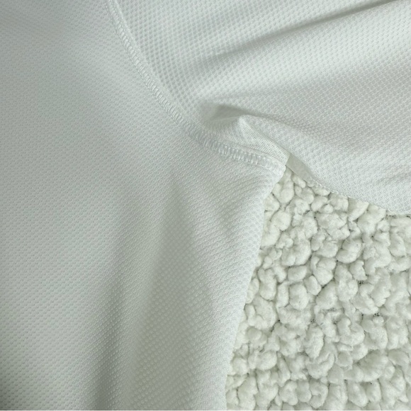 Lululemon Long Sleeve High Neck Running Top Size 8 White Like New - Picture 12 of 12